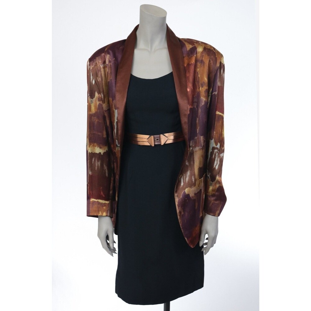 Vintage 1960s 60s Minimalist Black Rayon Crepe Sheath Dress XS S